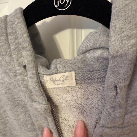 Brandy-melville Women's Grey Hoodie - Picture 5 of 8